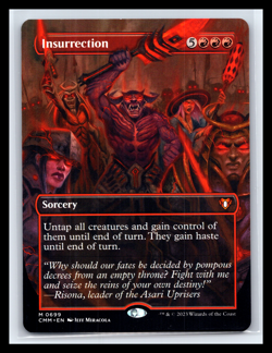 MTG Insurrection Borderless Commander Masters Regular Mythic Rare CMM TCG CCG - Image 1