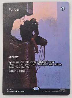 Ponder (Borderless) - Marvel's Spiderman (MAR) - MTG - Image 1