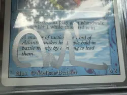 LORD OF ATLANTIS, ARTIST PROOF, REVISED, 1994 MTG, MELISSA BENSON, BAS 10! - Image 4