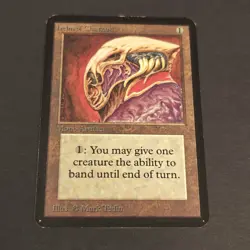 MTG Alpha "Helm of Chatzuk" Magic The Gathering MP 1993 - Image 3