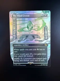 MTG Final Fantasy English The Wind Crystal Borderless 0330 Foil - Image 1