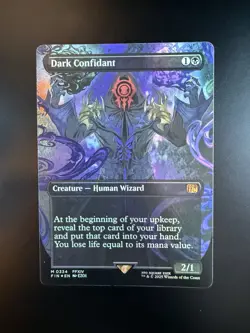 MTG Final Fantasy English Dark Confidant Borderless 0334 Foil - Image 1