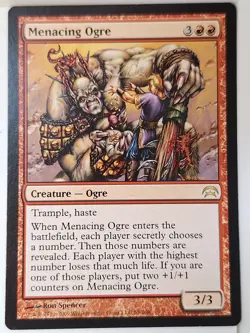 Menacing Ogre - Planechase - Magic the Gathering MTG Nice! - Image 1