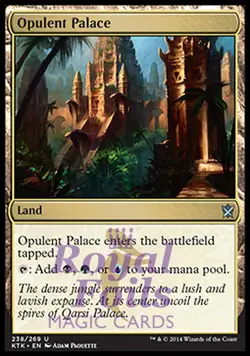 Opulent Palace 1x FOIL MTG KTK Khans of Tarkir Uncommon MINT blk green blue land - Image 1