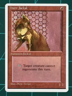 MTG Hurr Jackal 4th Edition - Image 1