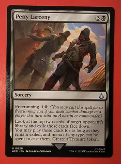 MAGIC, MTG: PETTY LARCENY/ACR /UNCOMMON #0028/ NM, REGULAR FINISH - Image 1