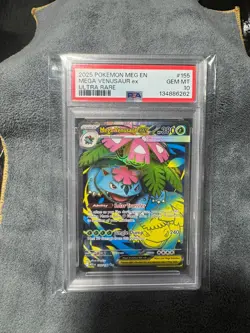 PSA 10 Mega Venusaur ex 155/132 Pokemon Mega Evolution Ultra Rare Full Art - Image 1