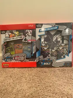 Pokemon Black Bolt Binder + Poster Collection Sam's Bundle - Image 1