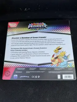 Pokemon Scarlet & Violet Prismatic Evolutions Poster Collection NEW SEALED - Image 2