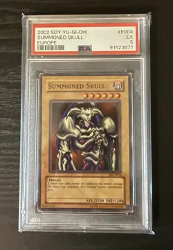 Yu-Gi-Oh! Summoned Skull SDY-E004 PSA 5 - Image 1