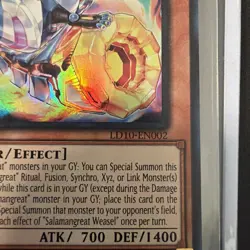 Yu-Gi-Oh! Salamangreat Weasel LD10-EN002 Super Rare 1st Edition Near Mint - Image 2