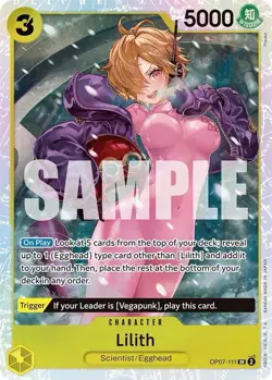 One Piece Lilith OP07-111 SR Foil 500 Years in the Future - Image 1