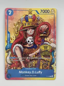 Monkey.D.Luffy (2nd Anniversary Stamped Promo) P-043 One Piece English - Image 1