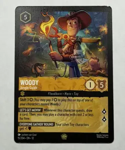 Disney Lorcana Woody - Jungle Guide 15/204 Legendary Non Foil NM Wilds Unknown - Image 1