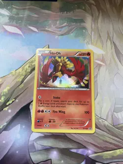 Pokemon Ho-Oh Promo Card - XY153 - Near Mint Holo Rare Black Star - Image 1