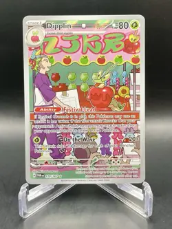 Dipplin 170/167 Twilight Masquerade Illustration Rare Full Art Pokemon Card NM/M - Image 1