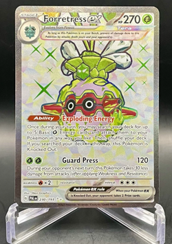 Forretress ex 230/193 Paldea Evolved Full Art Ultra Rare Holo Pokemon Card NM/M - Image 1