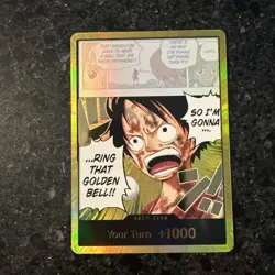 DON!! Card (Luffy) (Gold) Adventure on Kami's Island Foil - Image 1