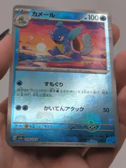 Wartortle - (Master Ball Pattern) 008/165 Sv2a: Pokemon Card 151 Holo (Japanese) - Image 5