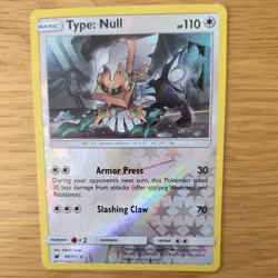 TYPE: NULL 89/111 POKEMON CARD (CRIMSON INVASION SET) REVERSE HOLO - Image 1