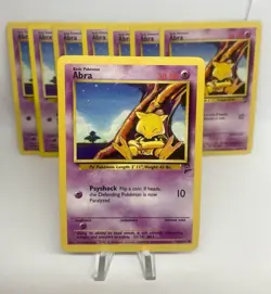 Pokemon Card Base Set 2 Abra 65/130 Common - Image 1