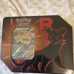 Pokemon Team Rocket Tin Persian Nidoking Mewtwo Pokemon TCG Trading Card Game - Image 1