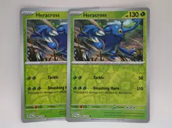 2x Heracross 006/193 Paldea Evolved NM Reverse Holo Uncommon Pokemon Card - Image 1