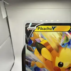 Pokemon Pikachu v SWSH285 TCG Sword and Shield Promo Card Near Mint Condition - Image 2