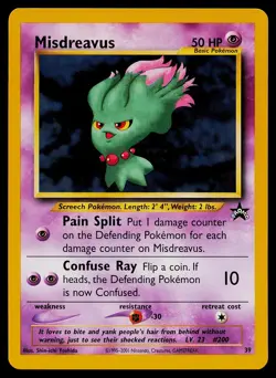 Pokemon Card Misdreavus 39 Wizards Black Star Promos Promo - Image 1