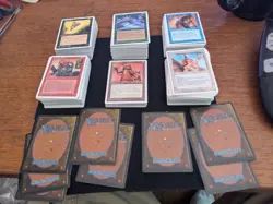 MTG 477-card 4th Edition Collection Lot - Vintage 1995 - Swords, Bolts, Specters - Image 2