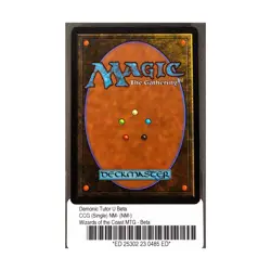 WotC MtG Beta Demonic Tutor (U) NM- - Image 2