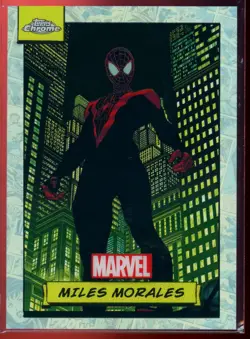 2024 Topps Chrome Marvel Miles Morales - Image 1