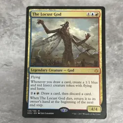MTG Magic The Locust God Hour of Devastation LP Regular - Image 1