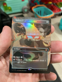 Talisman of Conviction (Borderless) Commander: Secrets of Strixhaven Foil - Image 2