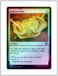 Fellwar Stone, Foil, Commander Masters, Magic the Gathering MTG NM - Image 1