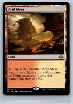 MTG Modern Horizons 2 #244 Arid Mesa Rare Land - Image 1