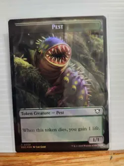 Pest 9 / Bird 3 - Foil - Token - EOE - NM - MTG Magic the Gathering - Image 2