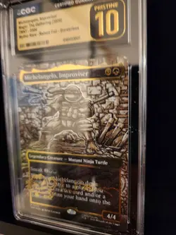 Michelangelo, Improviser : Gold Sig Kevin Eastman TMT 0304 CGC Pristine 10 POP1 - Image 4