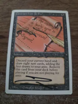 Contract From Below SIGNED By Doug Shuler Magic The Gathering - Image 1