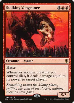MTG Stalking Vengeance Commander 2016 #134 Rare Magic The Gathering - Image 1