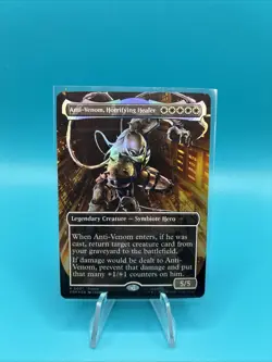MTG Anti-Venom Horrifying Healer 1 Media Promo Borderless Foil Marvel Legends - Image 2
