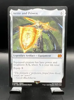 Aettir And Priwen M 0253 Legendary Artifact Final Fantasy Mtg NM - Image 1