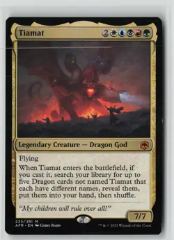 Tiamat Adventures in the Forgotten Realms Mythic tcg #235 - Image 1