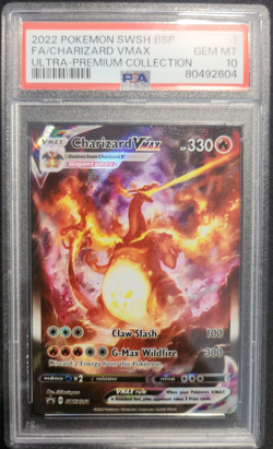 PSA 10 Charizard VMAX Ultra Premium Collection Promo 2022 Pokemon SWSH #261 - Image 1