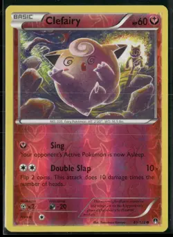 Clefairy 81/122 Common BREAKpoint Pokemon Reverse Holo Lightly Played - Image 1