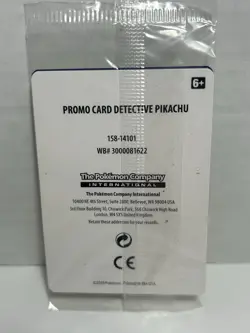 Pokemon 2019 Black Star Promo SM190 DVD Stamped Holo Detective Pikachu Sealed - Image 2