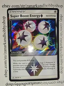 Pokemon Super Boost Energy 136/156 Sun and Moon NM - Image 2