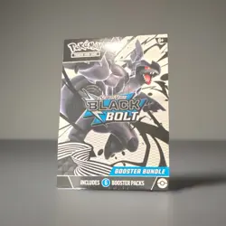Pokemon TCG Scarlet & Violet Black Bolt Booster Bundle Box 6 Packs Zekrom 2025 - Image 1