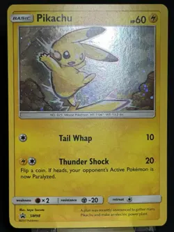 SWIRL 🌀 Sun & Moon Promo Pikachu - SM98 Holo Promo Pokemon TCG 2017 LP+ - Image 5
