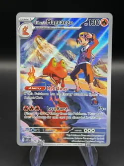 Pokemon TCG Ethan’s Magcargo 222/217 Ascended Heroes IR NM - Image 1